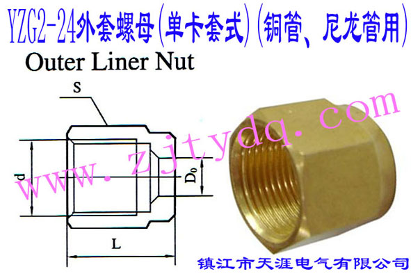 YZG2-24ĸ(οʽ)(~)Outer Liner Nut