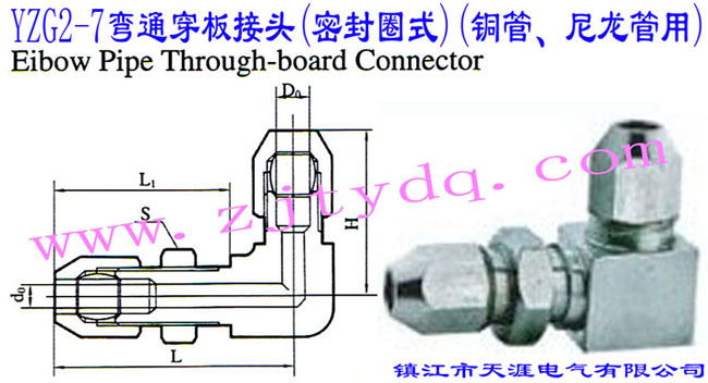 YZG2-7ͨ^(ܷȦʽ)(~)Elbow Pipe Through-board Connector