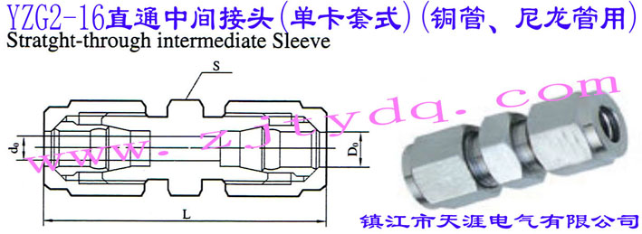 YZG2-16ֱͨg^(οʽ)(~)Straight-through Intermediate Sleeve